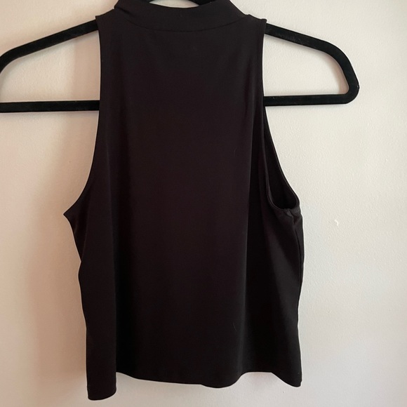 High neck black tank. Since small, smart set. - Picture 3 of 4